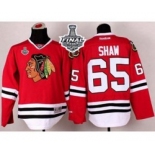 nhl jerseys chicago blackhawks #65 shaw red[2015 stanley cup]