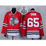 nhl jerseys chicago blackhawks #65 shaw red[the skeleton head][2015 stanley cup]