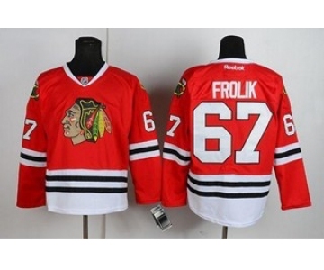 nhl jerseys chicago blackhawks #67 frolik red