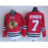 nhl jerseys chicago blackhawks #7 esposito red[m&n][esposito]