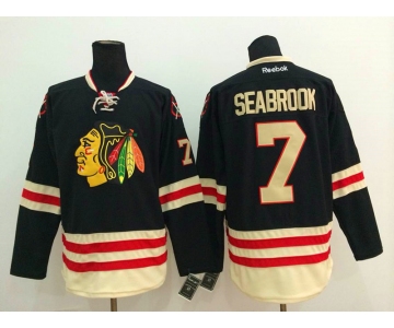 nhl jerseys chicago blackhawks #7 seabrook black[2015 new classic]