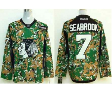 nhl jerseys chicago blackhawks #7 seabrook camo