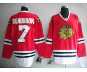 nhl jerseys chicago blackhawks #7 seabrook red