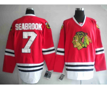 nhl jerseys chicago blackhawks #7 seabrook red