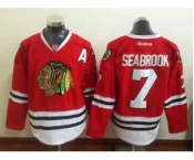 nhl jerseys chicago blackhawks #7 seabrook red[patch A]