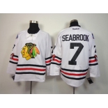 nhl jerseys chicago blackhawks #7 seabrook white[2015 new classic]