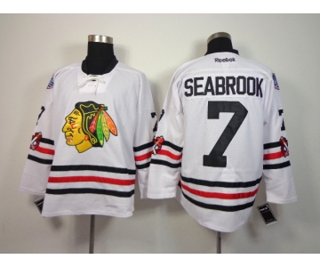 nhl jerseys chicago blackhawks #7 seabrook white[2015 new classic]