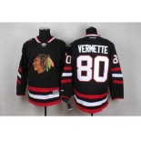 nhl jerseys chicago blackhawks #80 vermette black[2014 new stadium]