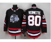 nhl jerseys chicago blackhawks #80 vermette black[2014 new stadium][the skeleton head]