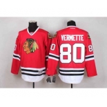 nhl jerseys chicago blackhawks #80 vermette red