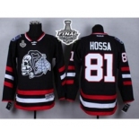 nhl jerseys chicago blackhawks #81 hossa black 2014 Stadium Series[2015 stanley cup]