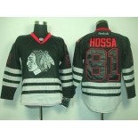 nhl jerseys chicago blackhawks #81 hossa black[2011 new]