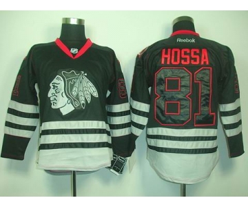 nhl jerseys chicago blackhawks #81 hossa black[2011 new]