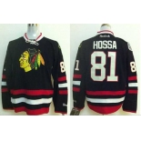 nhl jerseys chicago blackhawks #81 hossa black[2014 new stadium]