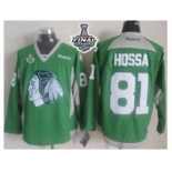 nhl jerseys chicago blackhawks #81 hossa green[2015 new][2015 stanley cup]