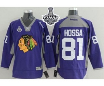 nhl jerseys chicago blackhawks #81 hossa purple[2015 stanley cup]