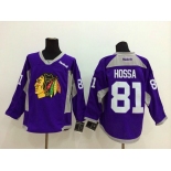 nhl jerseys chicago blackhawks #81 hossa purple