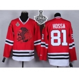 nhl jerseys chicago blackhawks #81 hossa red-1[the skeleton head][2015 stanley cup]