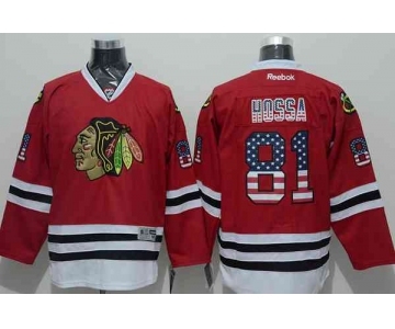 nhl jerseys chicago blackhawks #81 hossa red[national flag version]