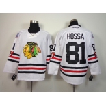 nhl jerseys chicago blackhawks #81 hossa white[2015 new classic]