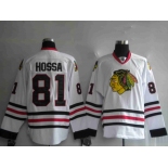 nhl jerseys chicago blackhawks #81 hossa white