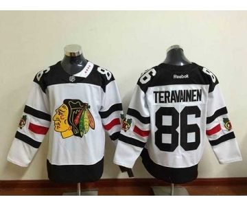 nhl jerseys chicago blackhawks #86 teravainen white[2016 stadium]