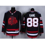 nhl jerseys chicago blackhawks #88 kane black-1[2014 Stadium Series][the skeleton head]