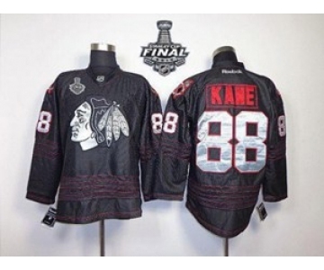 nhl jerseys chicago blackhawks #88 kane black ice[2015 stanley cup]