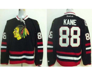 nhl jerseys chicago blackhawks #88 kane black[2014 new stadium]