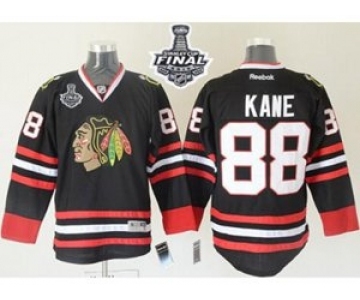 nhl jerseys chicago blackhawks #88 kane black[2015 stanley cup]