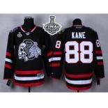 nhl jerseys chicago blackhawks #88 kane black[the skeleton head][2015 stanley cup]