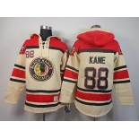 nhl jerseys chicago blackhawks #88 kane cream[pullover hooded sweatshirt]