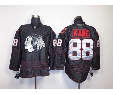 nhl jerseys chicago blackhawks #88 kane full black