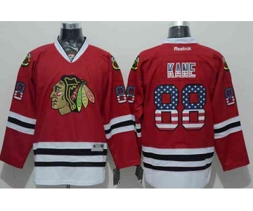 nhl jerseys chicago blackhawks #88 kane red[national flag version]