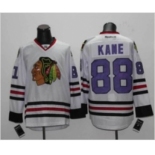 nhl jerseys chicago blackhawks #88 patrick kane white[number purple]