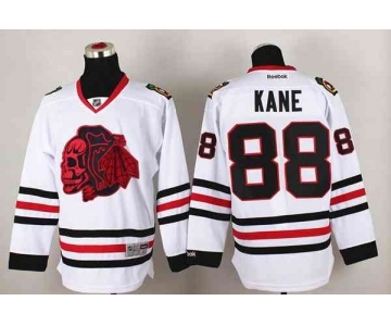 nhl jerseys chicago blackhawks #88 patrick kane white[the skeleton head]