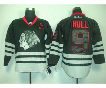 nhl jerseys chicago blackhawks #9 hull black[2011 new]