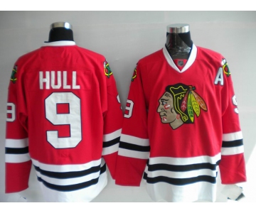 nhl jerseys chicago blackhawks #9 hull red