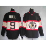 nhl jerseys chicago blackhawks #9 hull third black[third edition]