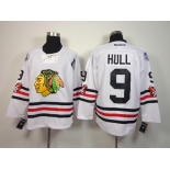 nhl jerseys chicago blackhawks #9 hull white[2015 new classic]