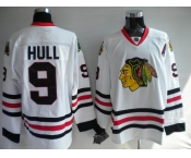 nhl jerseys chicago blackhawks #9 hull white