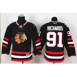 nhl jerseys chicago blackhawks #91 richards black