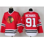 nhl jerseys chicago blackhawks #91 richards red