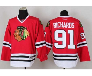 nhl jerseys chicago blackhawks #91 richards red