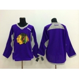 nhl jerseys chicago blackhawks blank purple