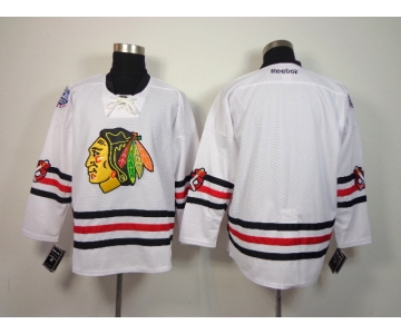 nhl jerseys chicago blackhawks blank white[2015 new classic]