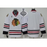 nhl jerseys chicago blackhawks blank white[2015 stanley cup]