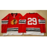 nhl jerseys mitchell and ness 1960-61 chicago blackhawks #29 noname red [throwback]