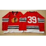 nhl jerseys mitchell and ness 1960-61 chicago blackhawks #39 noname red [throwback]