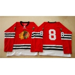 nhl jerseys mitchell and ness 1960-61 chicago blackhawks #8 noname red [throwback]